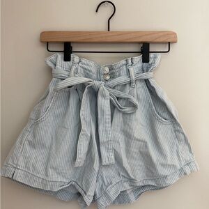 American Eagle Outfitters High Waist Light Blue Shorts